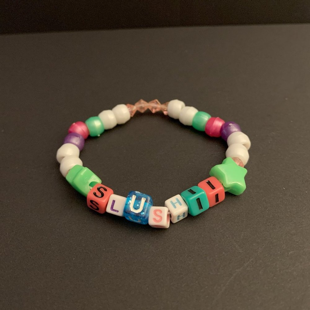 Slushii Single Kandi Beaded Bracelet Rave & Festival Accesories
